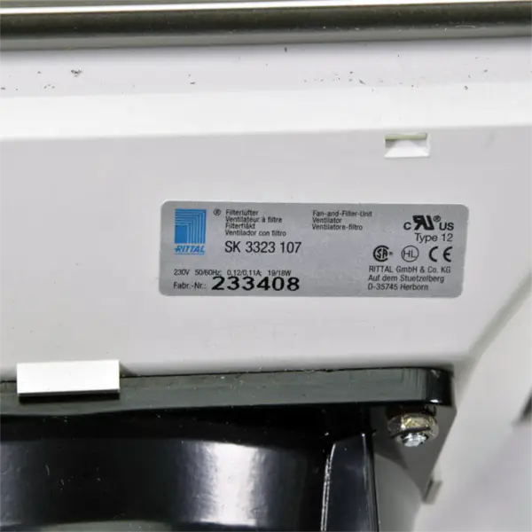 Ebmpapst SK3323107 255*255*95mm 230VAC 0.12/0.11A 18/19W 50/60HZ IP54 Filtrační ventilátor