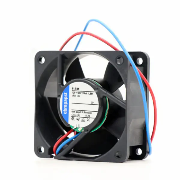 Originální nový Ebmpapst 612NN 6025 60*60*25mm 24VDC 1.8W 5100RPM 24.7CFM 35dBA Axiální chladicí ventilátor