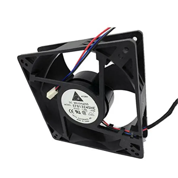 Originální Delta EFB1324SHE 12728 24VDC 1.38A 127x127x38mm 22W 4600RPM 200CFM High Wind Axial Flow Inverter Fan