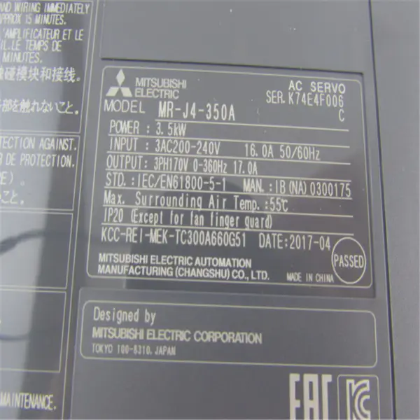 I-Mitsubishi Motor pro motor mitsubishi para haval h3 MR-J3-60A MR-J3-70A MR-J3-100A MRJ360AMRJ370AMRJ3100A