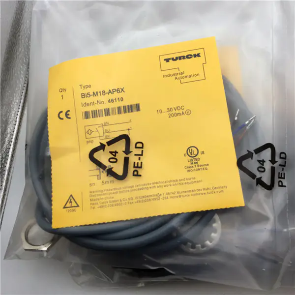 Turck proximity switch bharatbenz turck part 1617 Bi5-M18E-Y1X-H1141 Bi5M18EY1XH1141