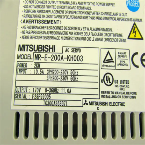 I-Mitsubishi Motor pro motor mitsubishi piezas 4g94 MR-J3-20B MR-J3-40B MR-J3-60B MRJ320BMRJ340BMRJ360B
