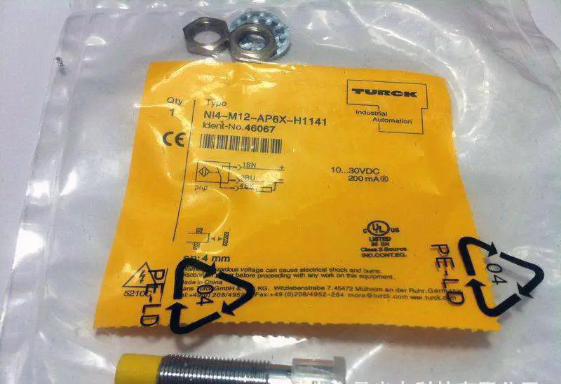 Turck Bezdotykový spínač omron ifm turck mikrospínač NI15-M30-BP6L-Q12 NI15M30BP6LQ12