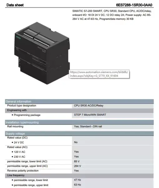 Modul Siemens 6ES7288-0ED10-0AA0 6ES72880ED100AA0