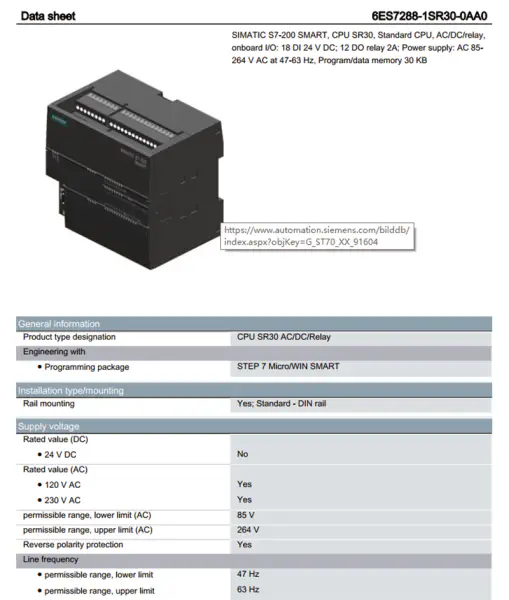 Modul Siemens 6ES7288-1SR40-0AA0 6ES72881SR400AA0