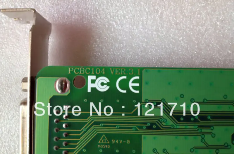 Moxa MOXA ISA rozhraní C104P PCBC104 VER 3.1sériové karty průmyslové základní desky