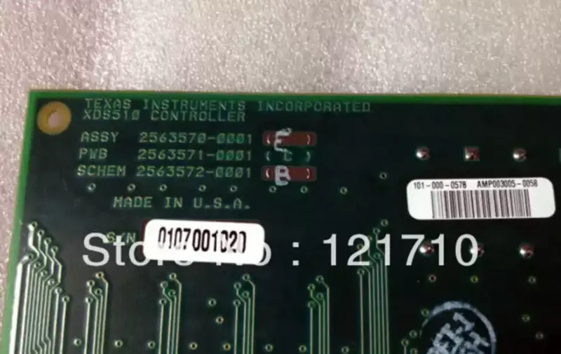 Deska XDS510 CONTROLLER 2563571-0001 101-000-057B AMP003005-0058 TI JTAG průmyslová základní deska