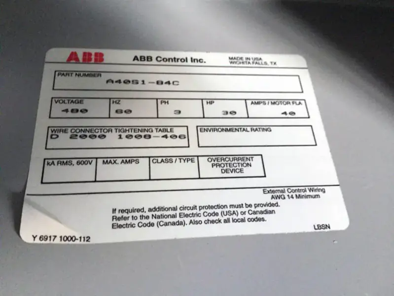 ABB A40-30-10
