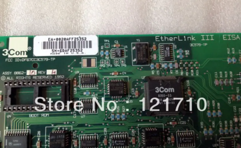 Síťový adaptér EtherLink III EISA 8862-10 REV H průmyslová základní deska