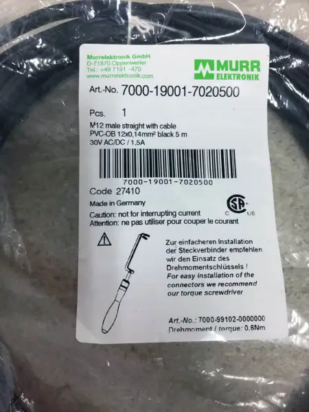 MURR ELEKTRONIK 7000-19001-7020500