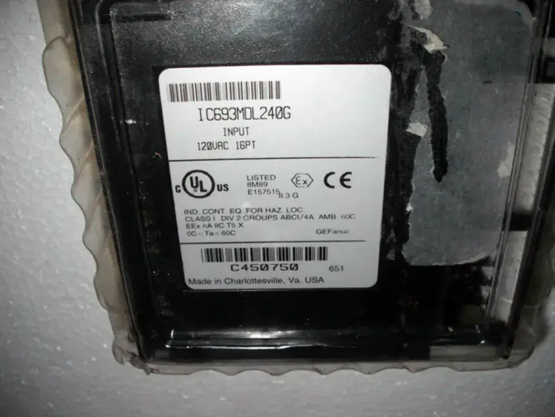 GE Fanuc IC693MDL240G