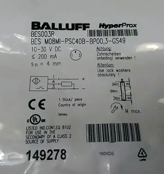 Senzor Balluff BES003R