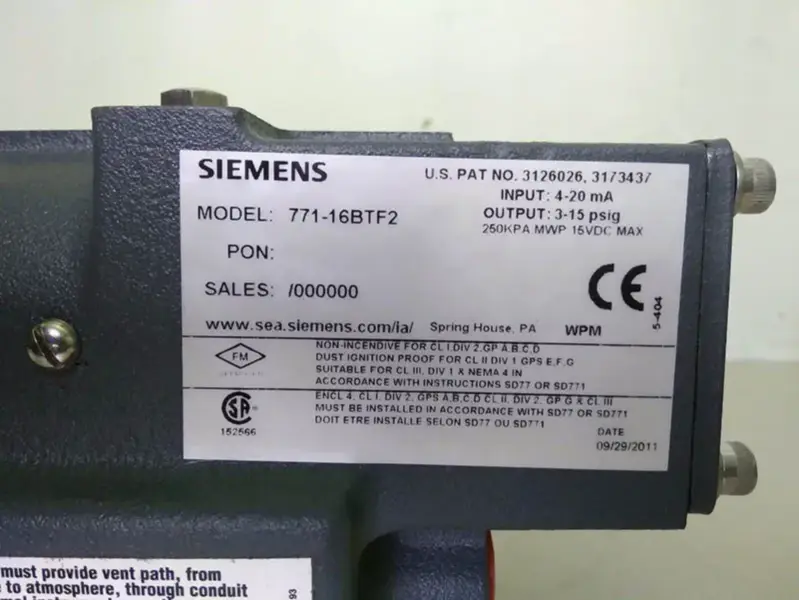 Siemens 771-16BTF2