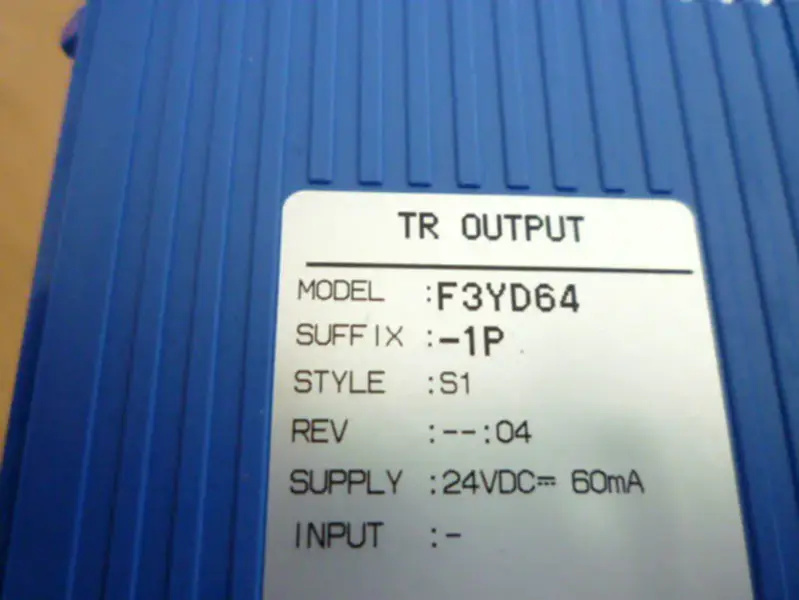 Yokogawa PLC F3YD64-1P