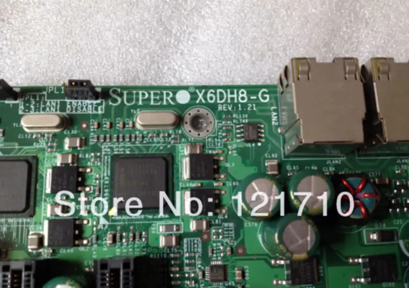 Deska SUPER pro pracovní stanice a servery Průmyslová základní deska Supermicro X6DH8-G REV 1.21 s duální paticí XEON 604