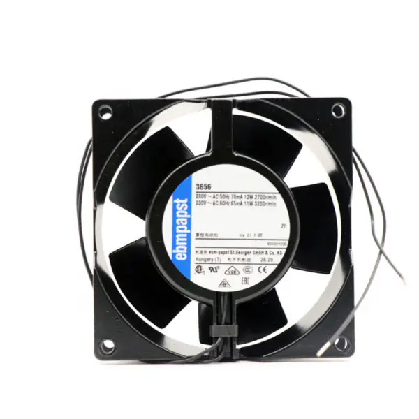 Originální Ebmpapst 3656 9238 92 x 92 x 38mm 230VAC 75m3/h 2700RPM Elektrický axiální chladicí ventilátor do rozvaděče