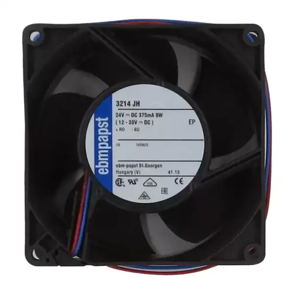velikost 92 x 92 x 38mm 24 V DC průtok vzduchu 146m3/h 6800rpm 3214JH ebmpapst chladicí ventilátor Komunikační zařízení