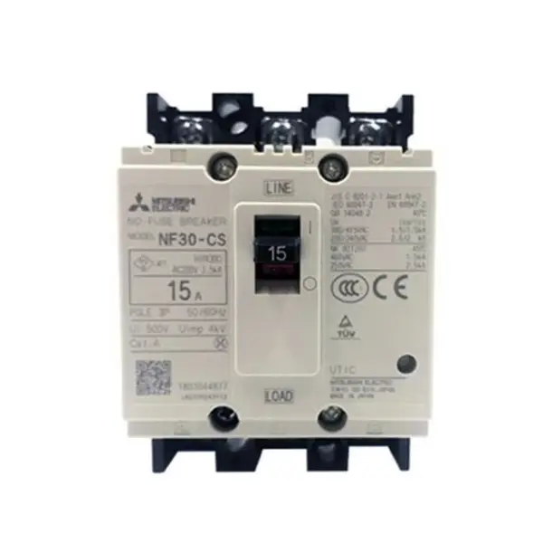 horký prodej NF-30CS 3P 15A 500VAC Mitsubishi MCCB jističe s tvarovaným pouzdrem