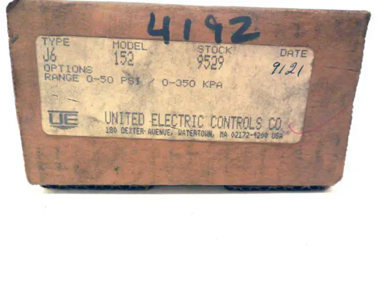 UNITED ELECTRIC J6-152