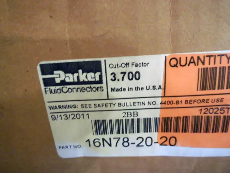 Parker 16N78-20-20