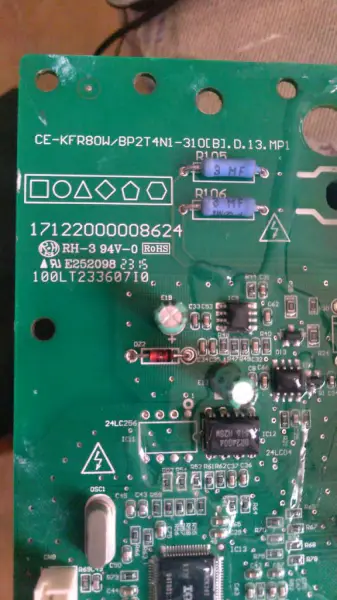 Média CE-KFR80W BP2T4N1-310.B.D.13.MP1 17122000008624 Základní deska