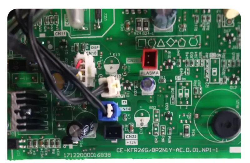 Řídicí deska klimatizace Midea CE-KFR26G/BP2N1Y-AE.D01.NP-1 Obvod PCB 17122000016838