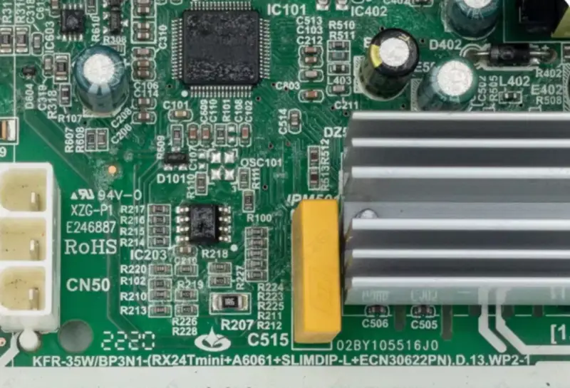 KFR-35W/BP3N1-(RX24Tmini+A6061+SLIMDIP-L+ECN30622PN).D.13.WP2-1 17122000045996 Midea Air Conditioner Control Boar