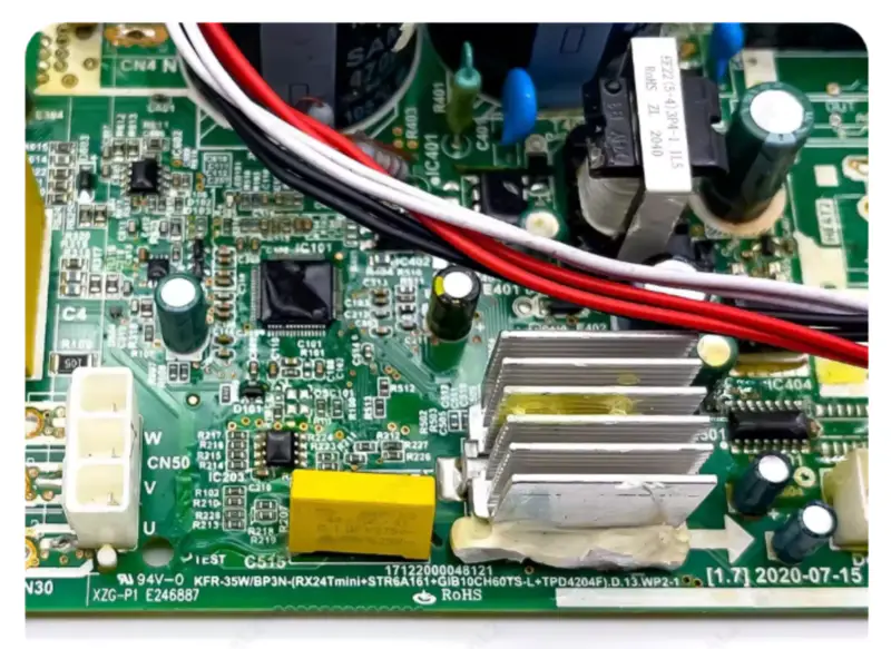 KFR-35W/BP3N-(RX24Tmini+STR6A161+GIB10CH60TS-L+TPD4204F).D.13.WP2-1 17122000048121 Midea Air Conditioner Control Board