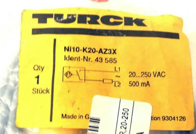 TURCK NI10-K20-AZ3X