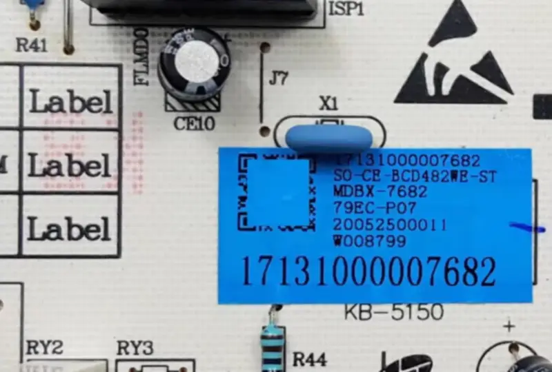 Řídicí deska chladničky Midea BCD-482WTM/WGPM Motehrboard chladničky 17131000007682