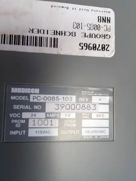 Modicon PC-0085-103