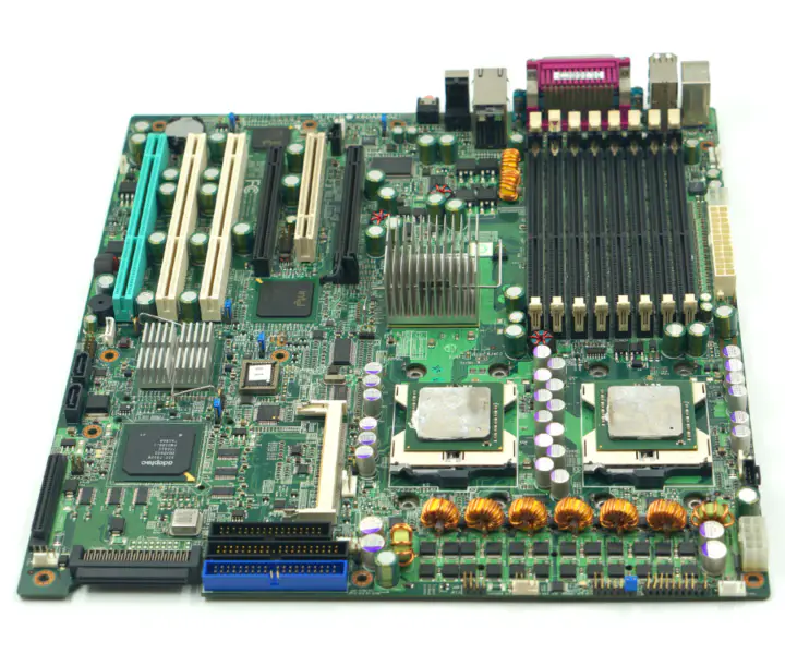 Deska SUPER pro pracovní stanice SUPER X6DA8-G2 REV 3.00 s duální paticí xeon 604 a 68pinovým rozhraním scsi raid průmyslová základní deska