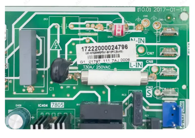 Řídicí deska venkovní jednotky klimatizace Midea US1-KFR35W/BP3N1-B01(PFC) PCB 17222000024796