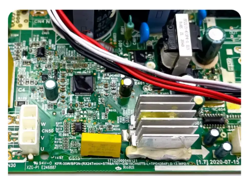 Řídicí deska venkovní jednotky klimatizace Midea EU-KFR26W/BP3N8-X130 Obvod PCB 17222000031157