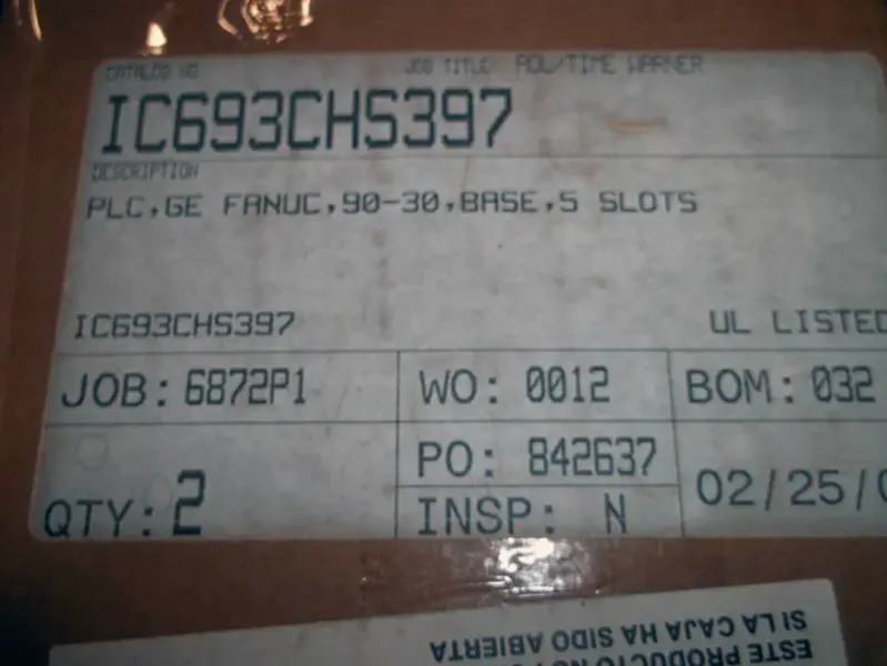 FANUC IC693CHS397L