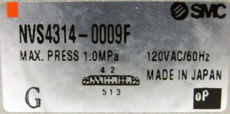 SMC NVS4314-0009F