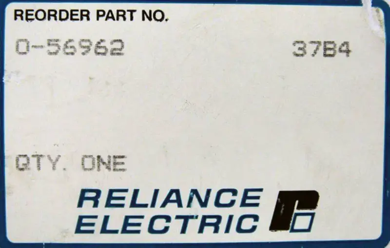 RELIANCE ELECTRIC 0-56962