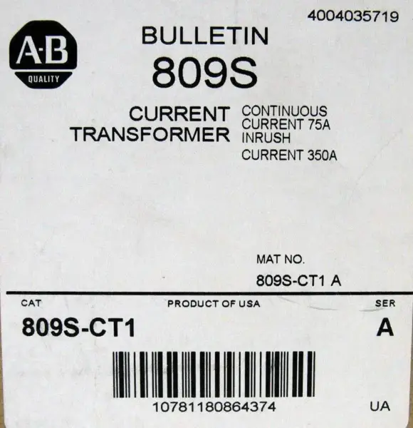 Allen-Bradley 809S-CT1