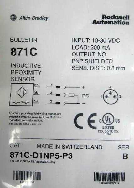Allen-Bradley 871C-D1NP5-P3