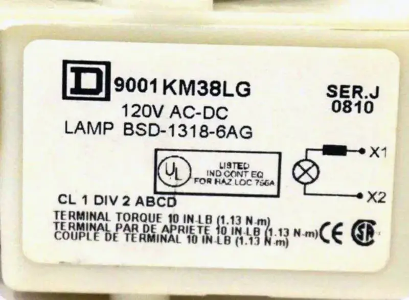 SQUARE D 9001SKP38LGG31