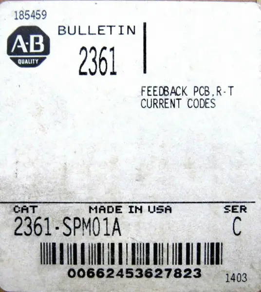 Allen-Bradley 2361-SPM01A