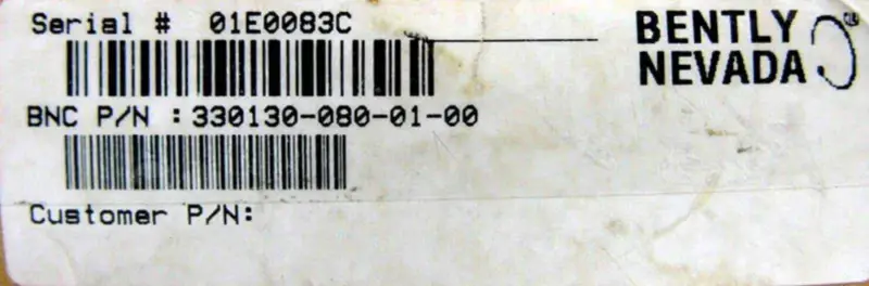 BENTLY NEVADA 330130-080-01-00