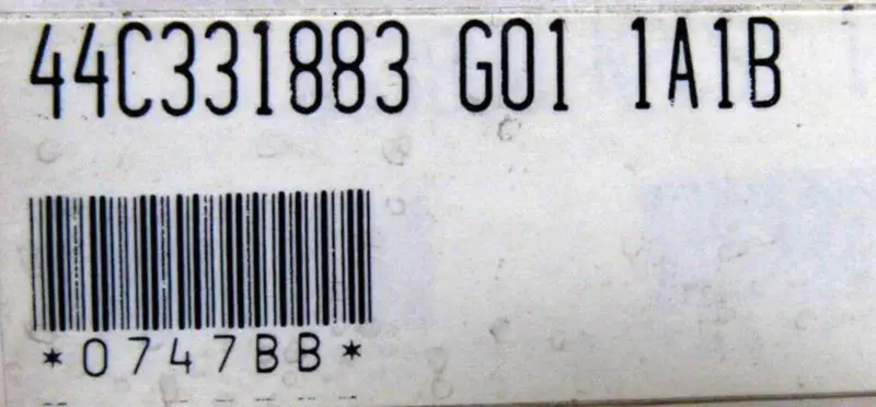 GENERAL ELECTRIC 44C331883-G01