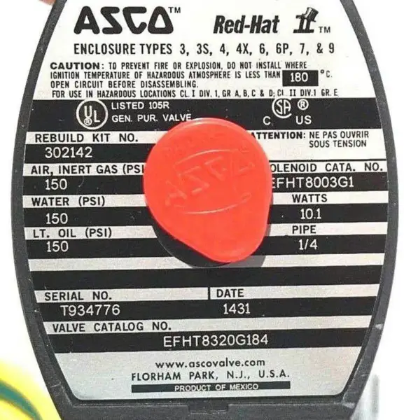 ASCO EFHT8320G184