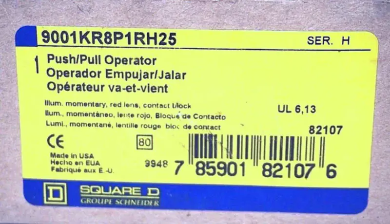 SQUARE D 9001KR8P1RH25