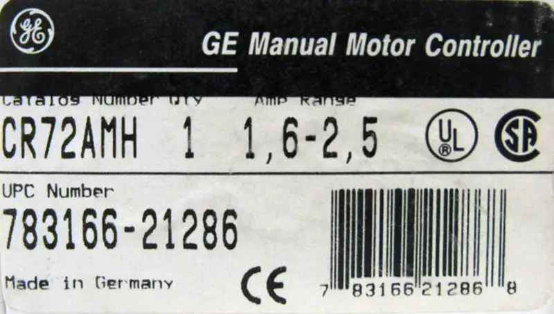 GENERAL ELECTRIC CR72AMH