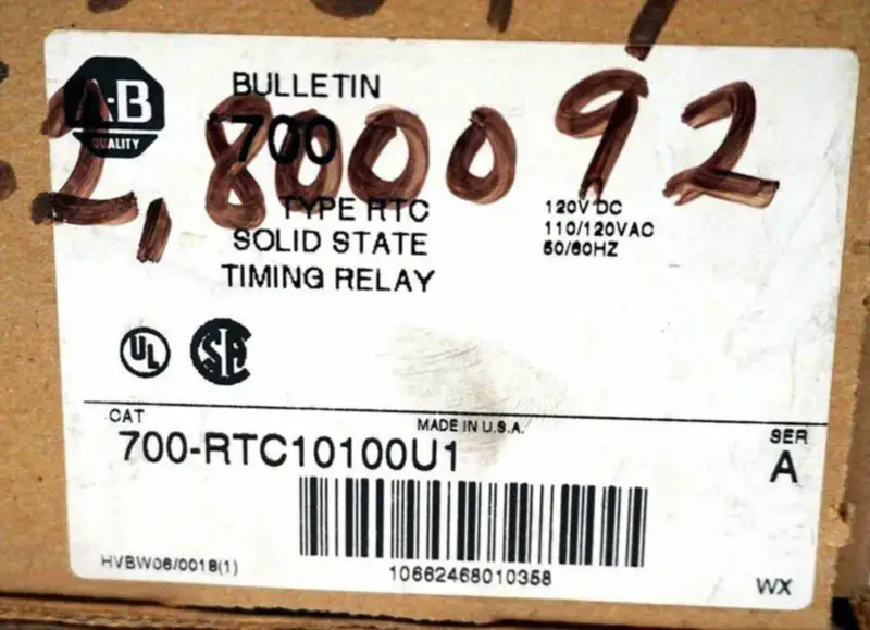 Allen-Bradley 700-RTC10100U1