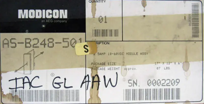MODICON AS-B248-501