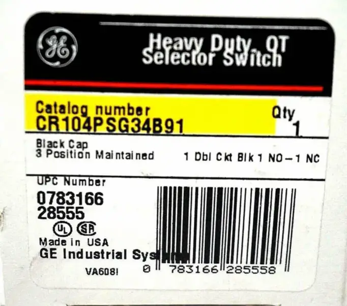 GENERAL ELECTRIC CR104PSG34B91