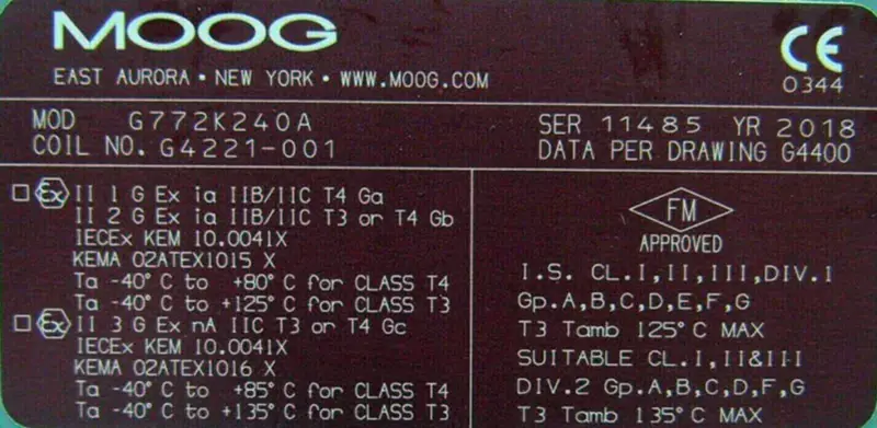MOOG G772K240A
